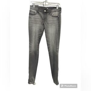 Express Mid Rise Jean Leggings Gray Size 2